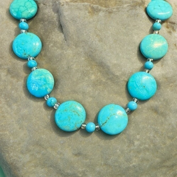 Blue Jadeite Necklace (18”) - Picture 3 of 8